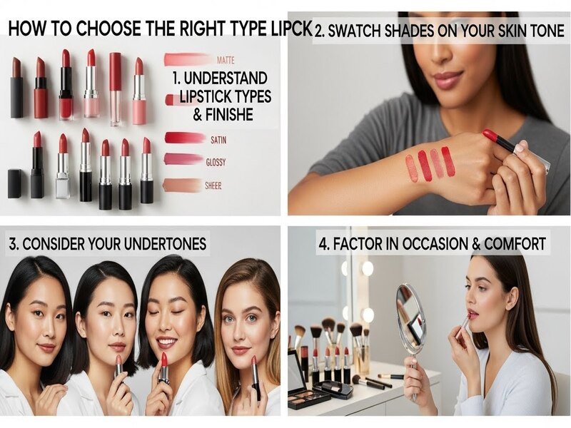 How to Choose the Right Type of Lipstick