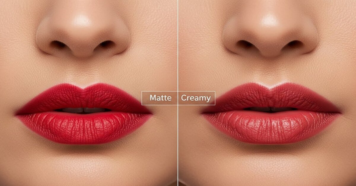 Matte vs creamy Lipstick