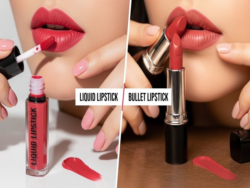 Liquid Lipstick vs Bullet Lipstick 