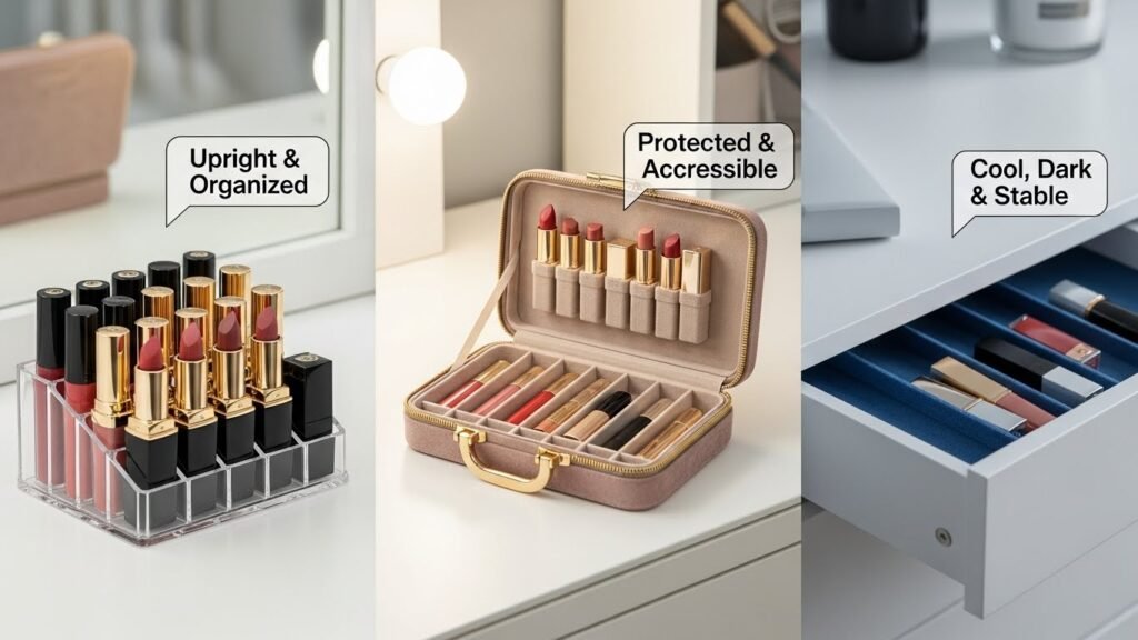 How Store Lipstick Properly