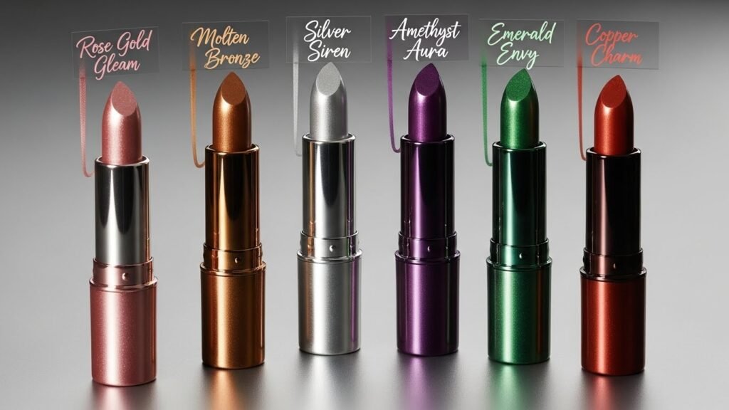 Types of Metallic Lipsticks