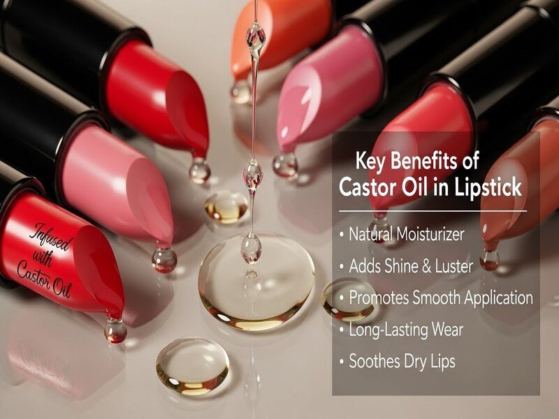 Key Benefits of Castor Oil in Lipstick