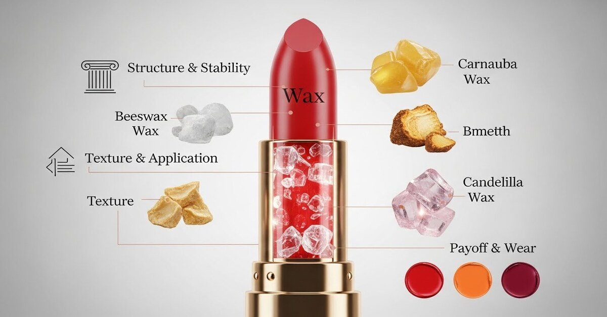 Wax in lipstick
