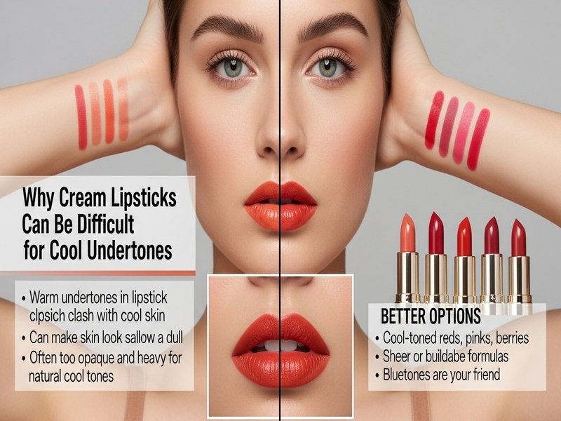 Why Cream Lipsticks Can Be Difficult for Cool Undertones
