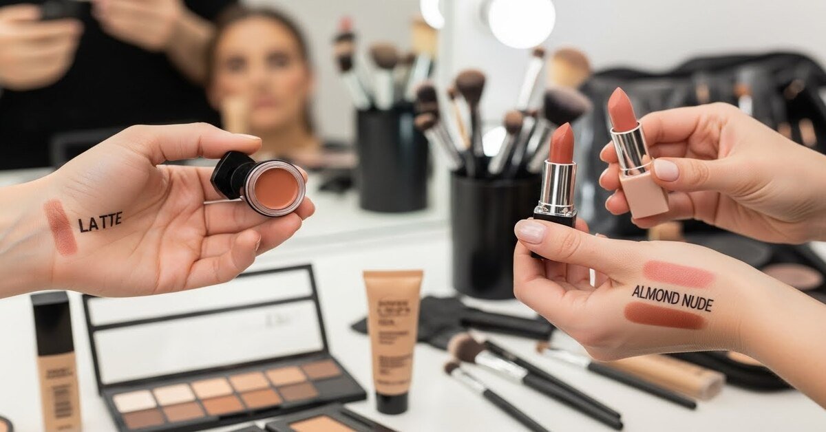 Latte vs. Almond Nude Lipstick