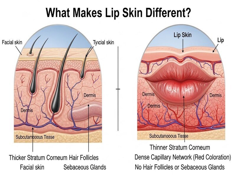 What Makes Lip Skin Different?