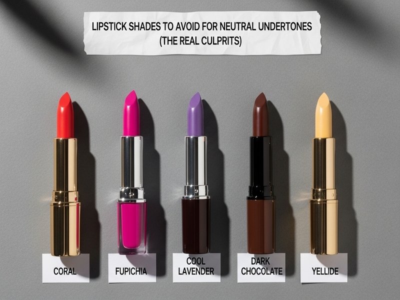 Lipstick Shades to Avoid for Neutral Undertones (The Real Culprits)
