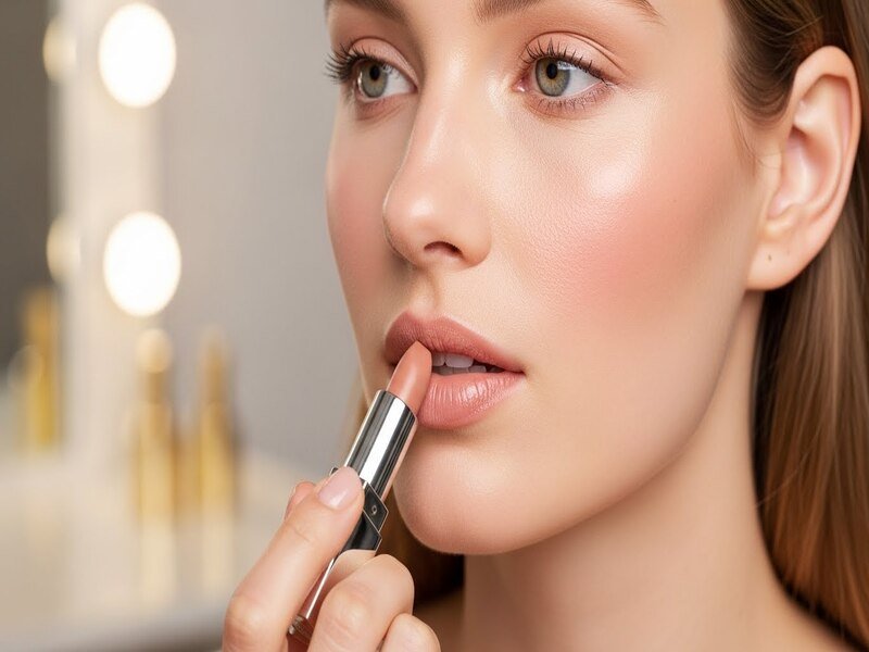 Beige Nude Lipstick for Fair Skin