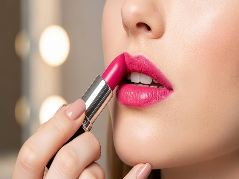 Raspberry Pink Lipstick