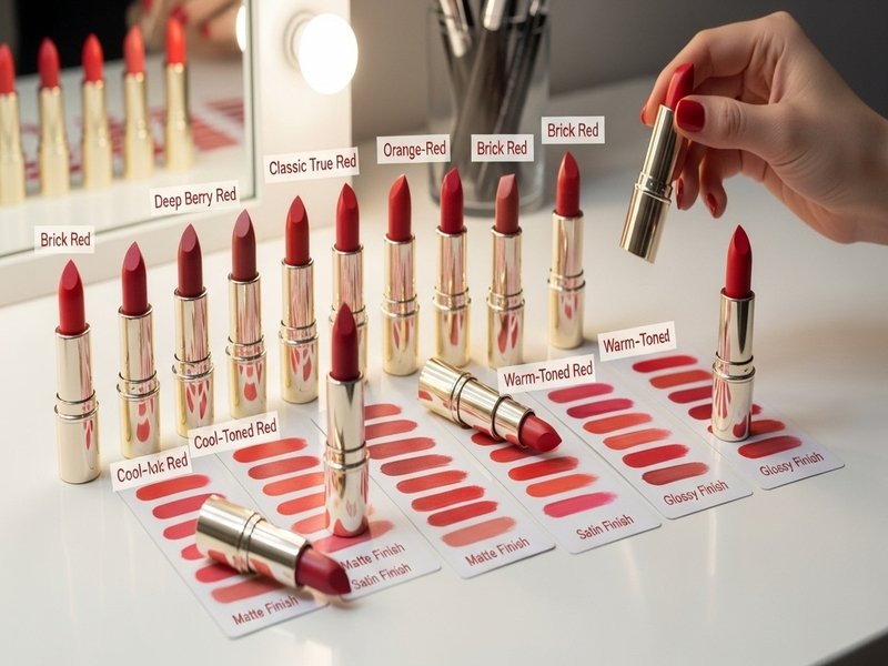 Types of Red Lipsticks That Work Best
