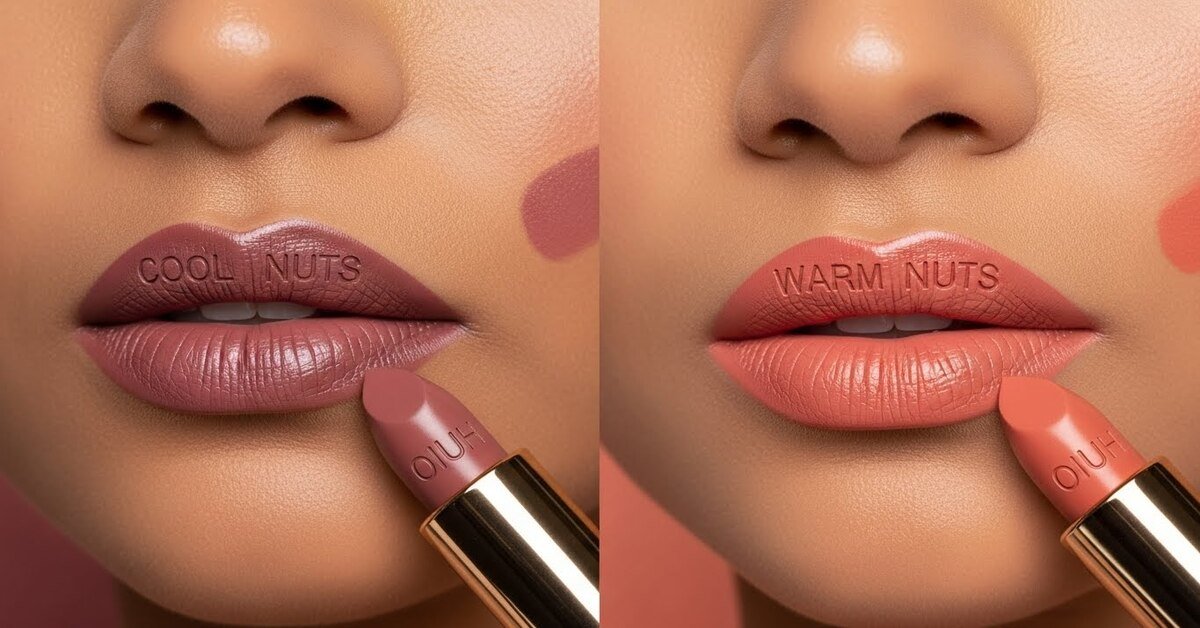 Cool vs Warm Nude Lipstick