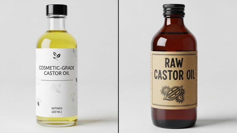 Cosmetic-Grade vs Raw Castor Oil