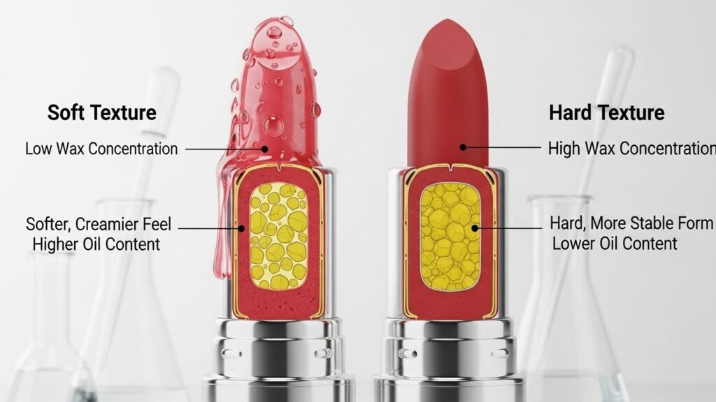 Soft and Hard Lipstick