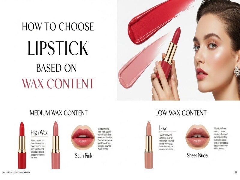 Choose Lipstick Based on Wax Content