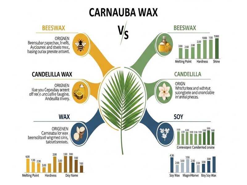 Carnauba Wax Compared to Other Natural Waxes