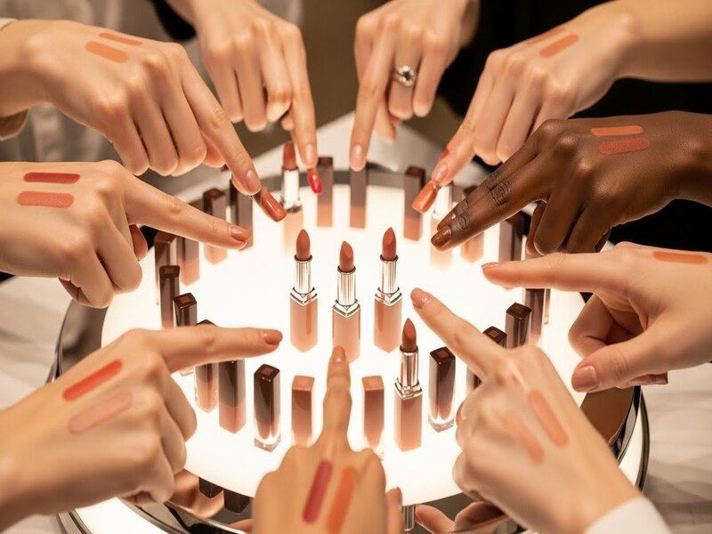 Honey nude lipstick shades