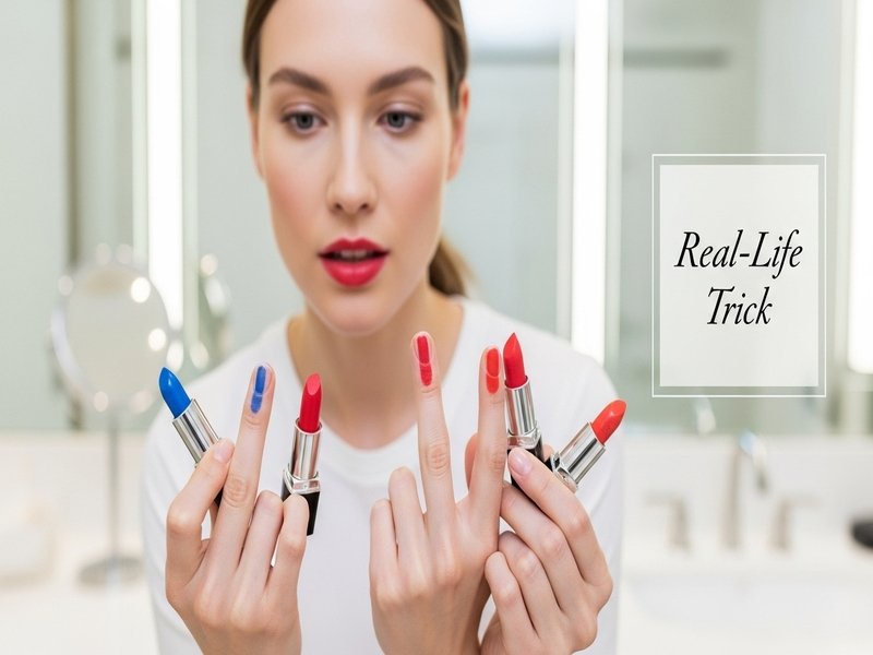 How to Test Red Lipsticks for Cool Undertones (Real-Life Trick)