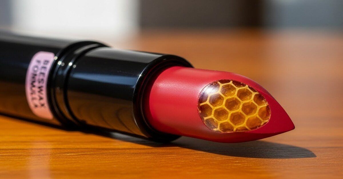 Beeswax in Lipstick