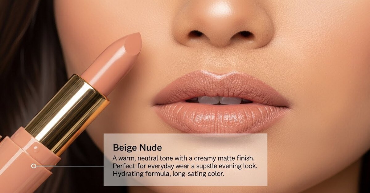 Beige Nude Lipstick