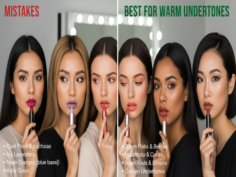 Lipstick Mistakes to Avoid for Warm Undertones - womenclassy.com