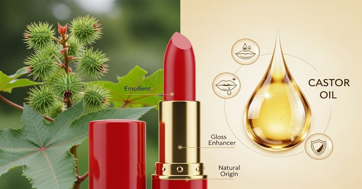 Castor Oil in Lipstick