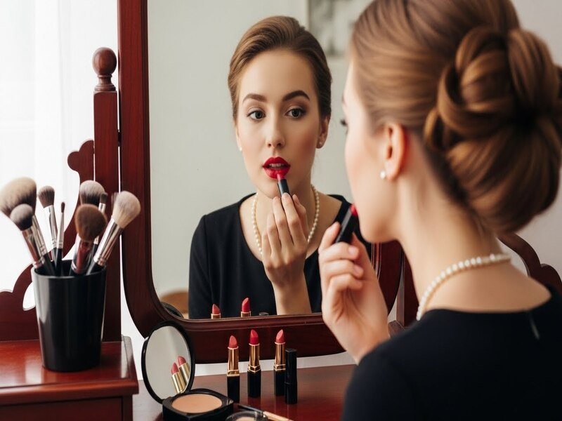 How to wear caramel nude lipstick