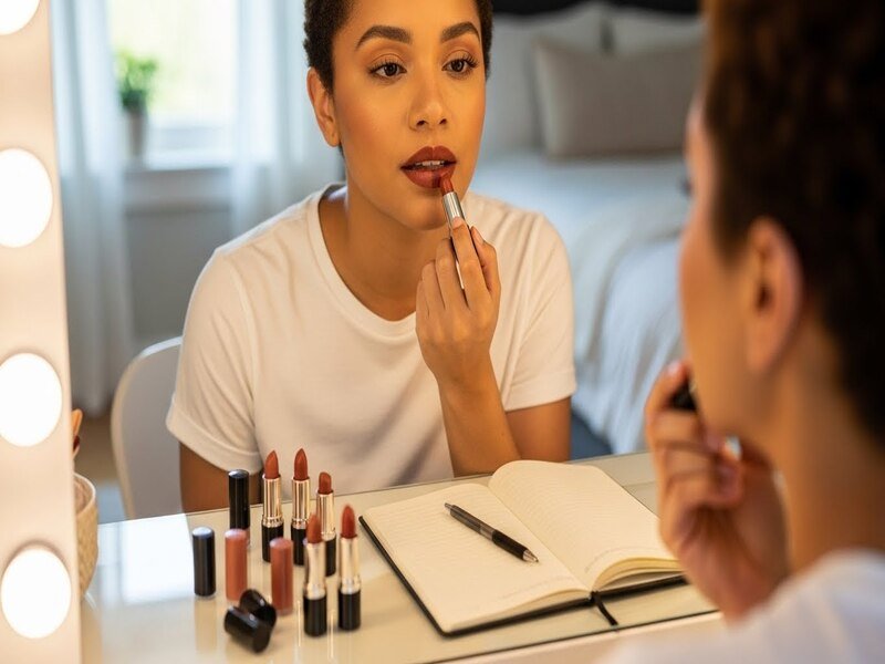 How to Test Brown Lipstick the Right Way