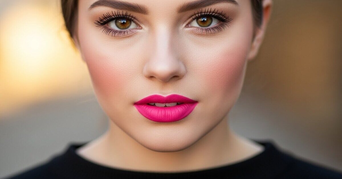 Hot Pink Lipstick
