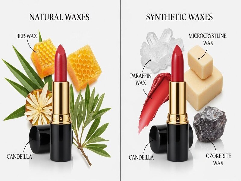 Natural vs Synthetic Waxes in Lipstick