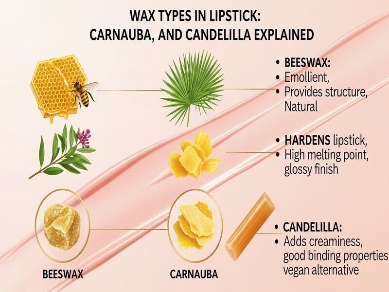 wax types in lipstick
