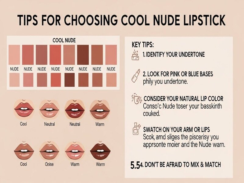 Tips for Choosing Cool Nude Lipstick