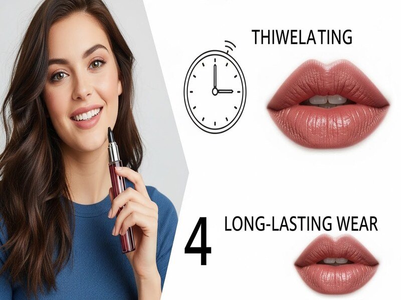 beeswax for long-lasting lipstick