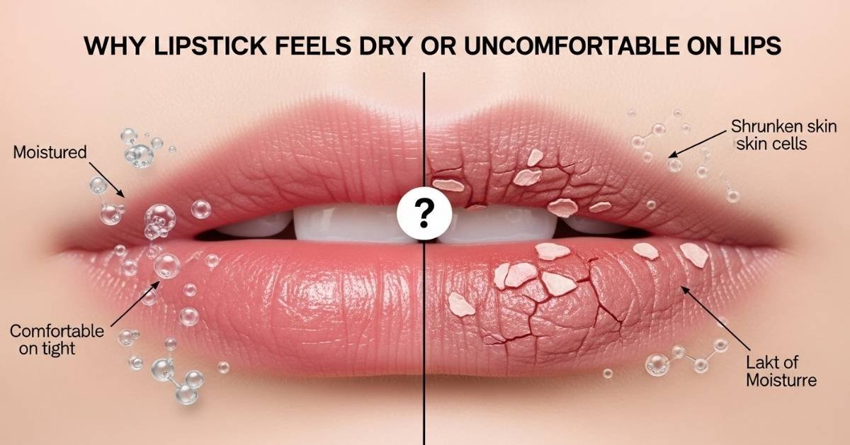 Why Lipstick Feels Dry or Uncomfortable on Lips