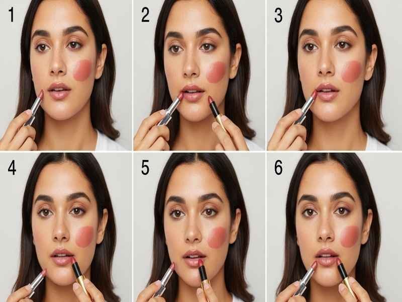 How to Apply Lipstick with Finger: Step by Step
