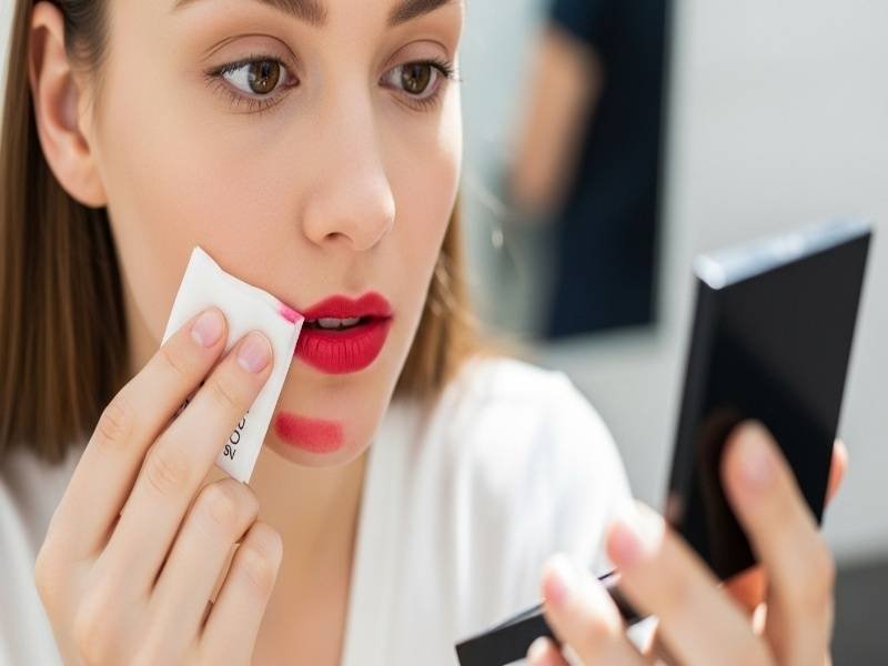 How to Fix Smudged Lipstick Fast