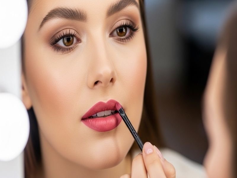 How to Lift Lip Corners with Lipstick