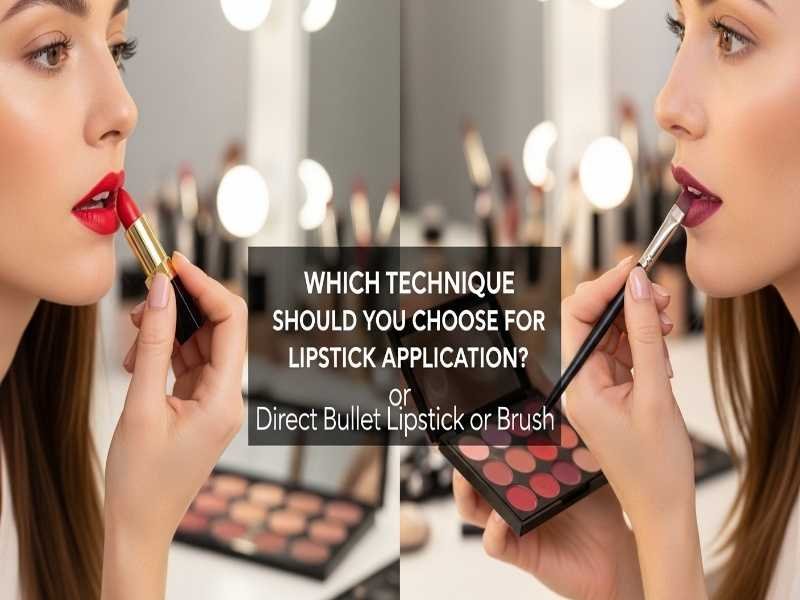 Direct Bullet Lipstick Application vs. Brush: Which is Best - womenclassy.com