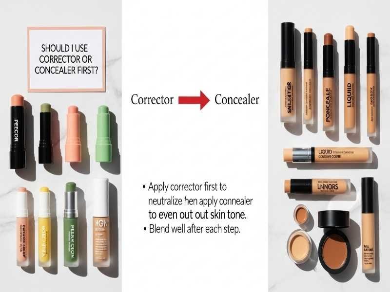 Should I Use Corrector or Concealer First?