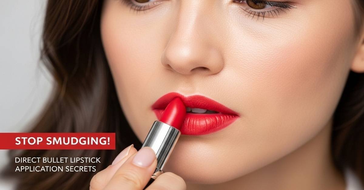 Direct Bullet Lipstick Application
