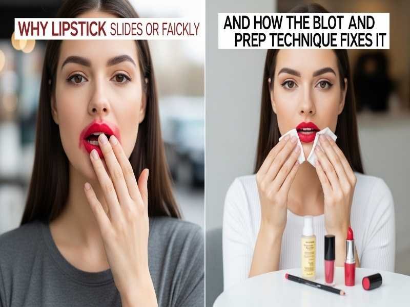 Why Lipstick Slides or Fades Quickly