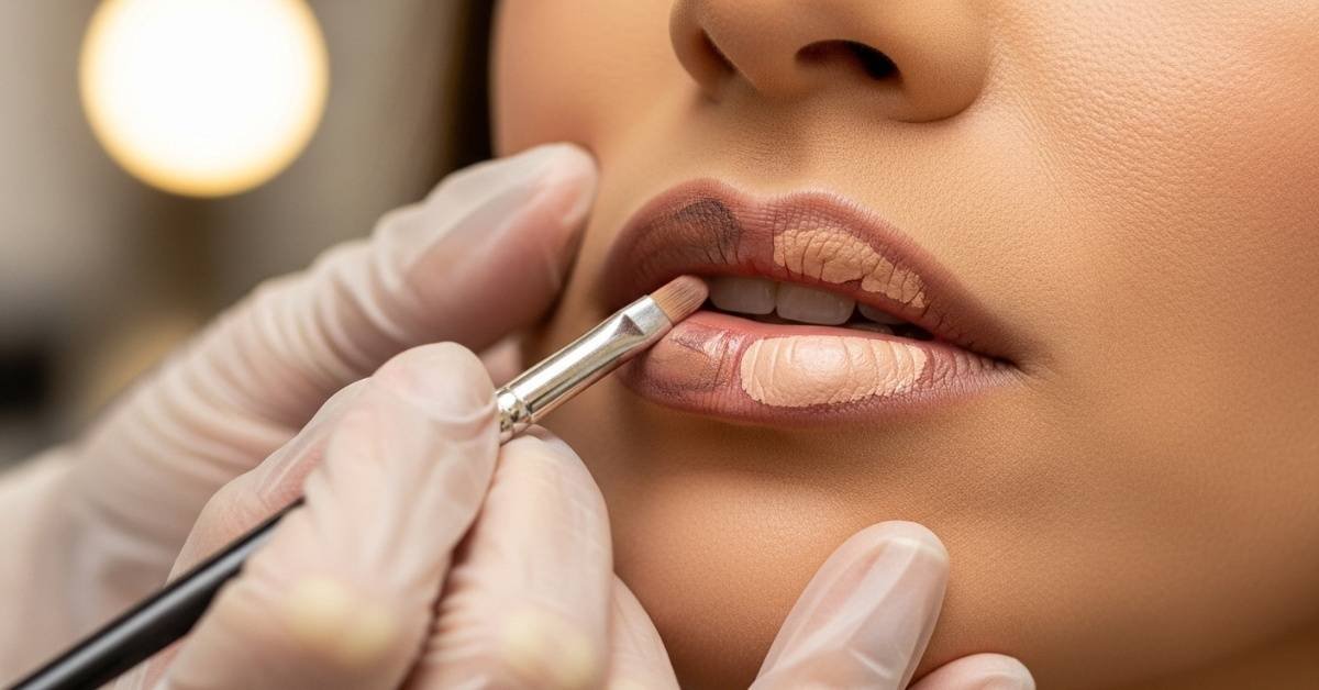 Color Correction for Pigmented Lips