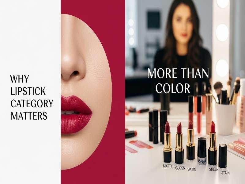 Why Lipstick Category Matters More Than Color