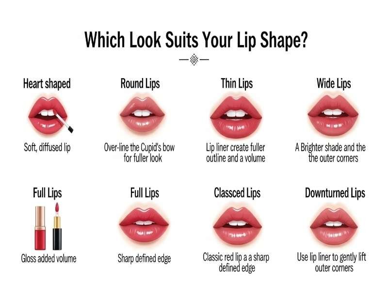 Which Look Suits Your Lip Shape?