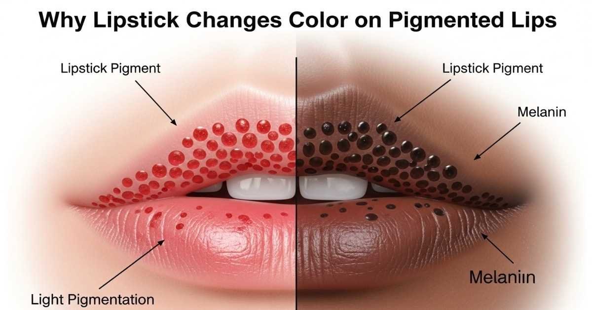 Why Lipstick Changes Color on Pigmented Lips