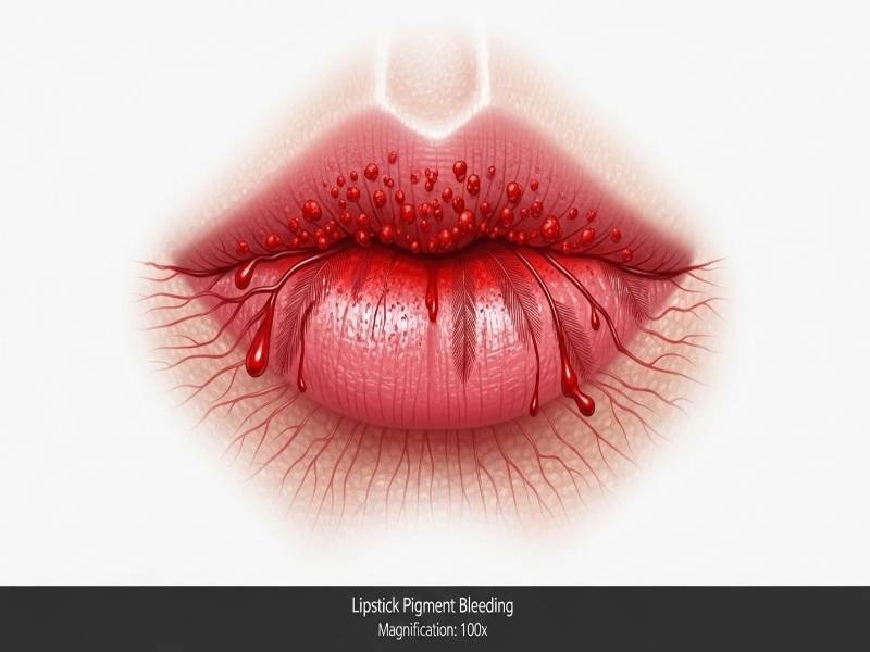 Why Do Lipstick Pigments Bleed