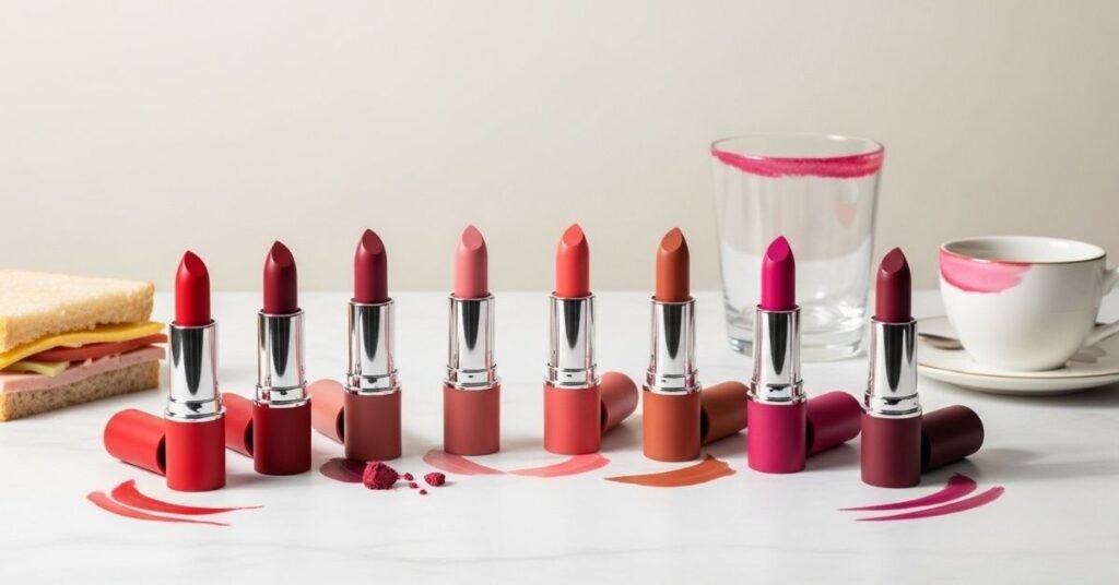 Long-Lasting Lipsticks for Eating and Drinking